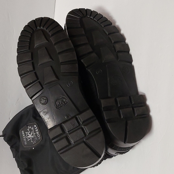 Sorel Blizzard Waterproof Winter Boots Black sz.8 - Picture 5 of 7
